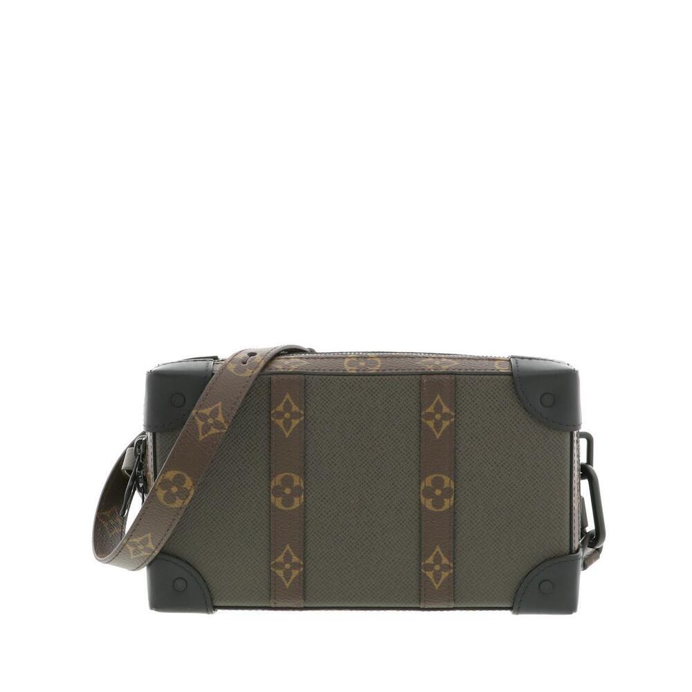 LOUIS VUITTON Soft Trunk Wallet Waist Body Bag Taiga Monogram